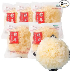 Džiovinti Tremella Fuciformis 30g*5 maišeliai - kilmės Gutian, balti grybai be sieros, minkšta lipni tekstūra ir lengvas saldžios sriubos tirštinimas, be sieros fumigacijos