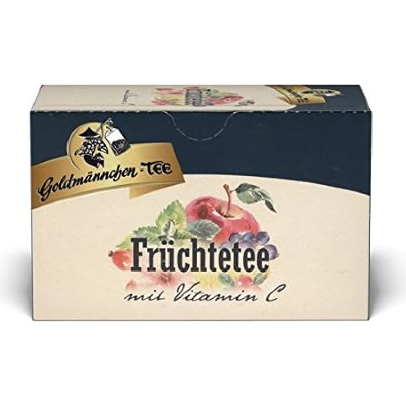 Goldmännchen Tee Fruits with Vitamin C, 20 Individually Sealed Tea Bags