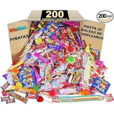 Mega pakuotė 200 WikiMark saldainių, skanėstų ir saldumynų - be alergijos Galite pasigaminti gimtadienio maišelius be glitimo ir pieno produktų