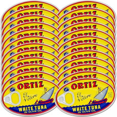 Ortiz Nice Northern Tuna in Olive Oil 3.95 oz Ovalinė skardinė (Ispanija) 24 Pack