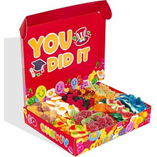 Amerikiečių dėdė Wunnie Box - Dovanų išleistuvės mokykloje, mažos atsisveikinimo dovanos, originali dovana moterims ar vyrams, įtaisas - 1 kg guminė saldainių dėžutė