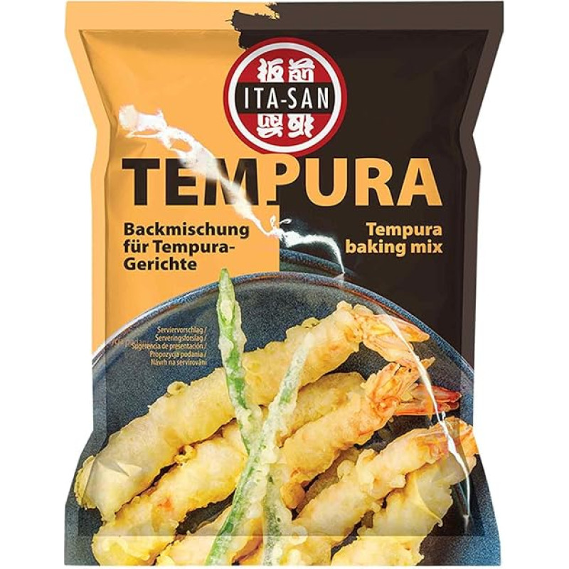 ITA-SAN Tempura kepimo mišinys žuviai ir daržovėms kepti, skirtas klasikiniams azijietiškiems Tempura patiekalams, 1 x 200 g