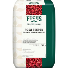 Fuchs Professional Pink Berries Whole | Unground Red Pepper (Chinus Fruits) | Professional Quality for Bulk Consumers and Catering | 500 g in Recyclable Bag
