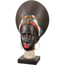 Casablanca Dekoratyvinė figūrėlė Moters biustas Skulptūrėlė iš dervos Dekoravimas Gyvenamasis kambarys ir dovana moterims Gimtadienio proga Motinos diena - aukštis 34 cm
