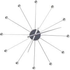 Chrome Umbrella Effect Wall Clock
