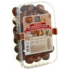Agilus Dragees Nougat Waffle Balls 600g