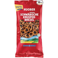 Huober Original Swabian Crispy Pretzels, Pack of 10 (10 x 175 g)