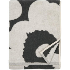 MARIMEKKO Unikko Frotinis rankšluostis (antracitas) - gėlių rašto rankšluosčiai - 71,1 x 50,8 cm