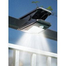 Saulės žibintai, skirti naudoti lauke su judesio jutikliu, saulės apsaugos žibintai lauke, stovyklavietės lempa, 72 LED saulės žibintų klipai IP65, atsparūs vandeniui, skirti tvorai, kiemui, sodui, sieninei šviesai