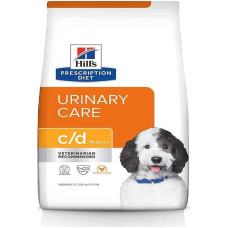 HILL'S Prescription Diet Canine Urinary Care c/d Multicare Sausas šunų maistas vištiena 1,5 kg
