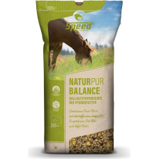 Speed NATUREPUR Balance, 1 x 20 kg ekologiškas pašaras žirgams, be skaidulų, be melasos, su sumažintu cukraus kiekiu, su mažu krakmolo kiekiu, idealiai tinka žirgams, turintiems medžiagų apykaitos sutrikimų