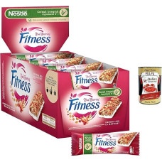 Fitness Frutti Rossi, Cereal Bars with Red Fruit Flavour, 24 Bars of 564 g (564 g) + Italian Gourmet Polpa 400 g