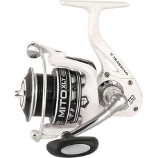 Trabucco Mito XLT Fishing Reel - Sizes 1000, 2000, 3000, 4000 - Micrometric Front Brake, 5+1 Bearings Long Life, Aluminium Spool - Ideal for Spinning, Bolognese and Feeder