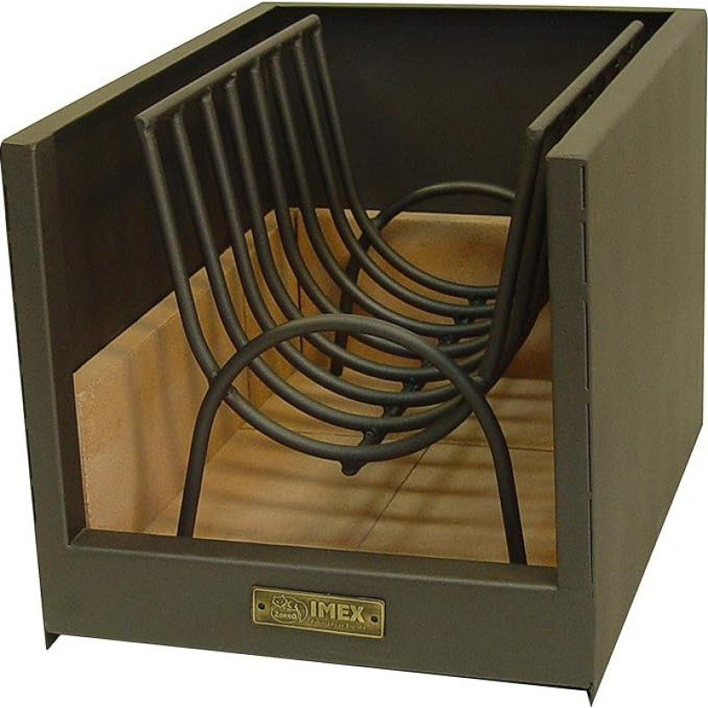 Imex EL ZORRO 71485 Medinis stalčius su ugniai atsparia plyta, 33 x 45 x 32 cm