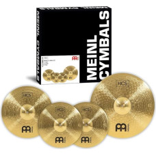 Meinl HCS Cymbal Set Up 14-inch Hihat 16-inch Crash 20-inch Ride