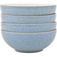 Denby Elements 4 Piece Cereal Bowl Set, Blue