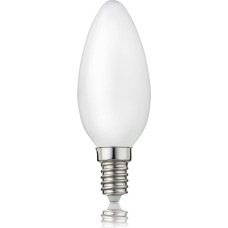 hellum 207217 LED žvakių lemputė E14, 10 vnt., 4,5 W šiltai baltos spalvos LED lemputė su 470 liumenų šviesos diodų siūlu, E14 vintažinė LED lemputė, pakeičianti 40 vatų lemputę, C35, 2700 kelvinų, šiltai balta, matinė,
