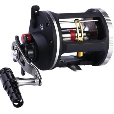 Karpfenrute Angelrolle 14+1BB Rechtshänder Meeresköderwurf Angelrolle Trollingrolle Max Drag 30kg Pesca Angelrollen