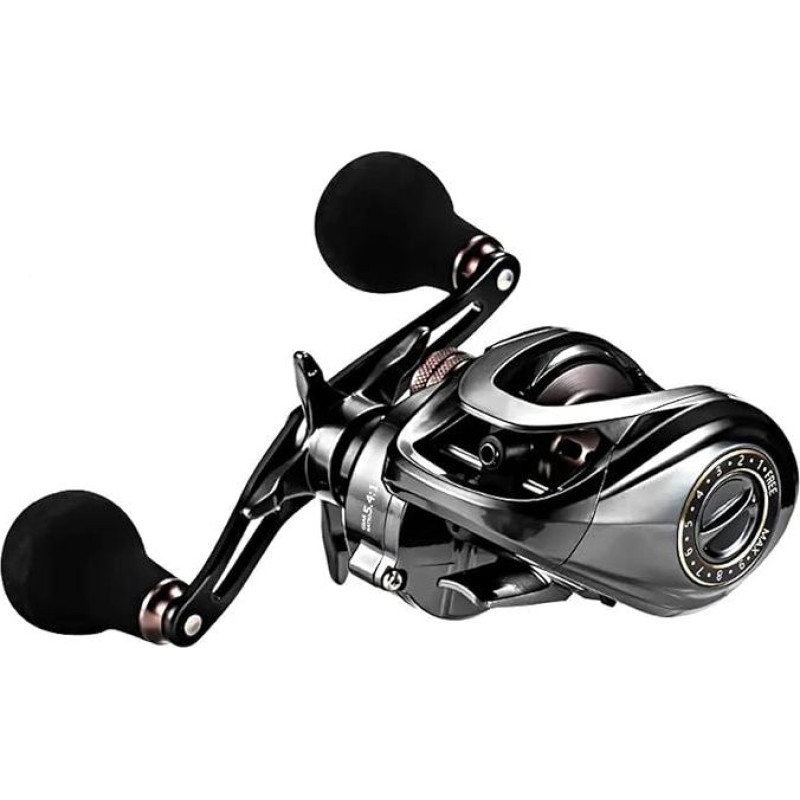 Suwequest Baitcasting Reel Betriel 12 rutulinių guolių 5.4/7.2 pavarų santykis Žvejybos ritė Baitcasting ritės