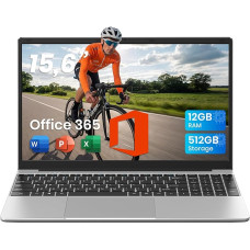 jumper Nešiojamasis kompiuteris 15,6 colių FHD ekranas, 12 GB RAM, 512 GB SSD TF Extend 512GB, 