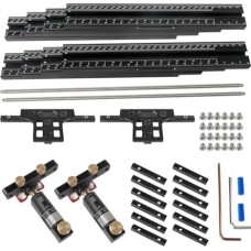 Miter Saw Guide Rail System, Woodworking Guide Rail System with Micro Adjustable Reverse Stop, Cutting Aid with Zero Calibration for Festool for Makita for Milwaukee