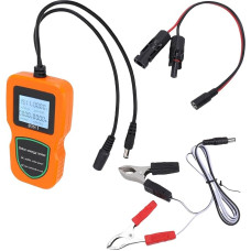 Solarenergiemesser - Tragbarer Energietester, batteriefreier professioneller Solarpanel-Tester mit LCD-Hintergrundbeleleuchtung | Stromausnutzungsmonitor für Outdoor, Haus, Wohnung, Auto, Ventil, Boot