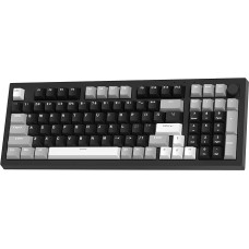 Redragon K742 Wireless Mechanical Gaming Keyboard 98 Percent, BT/USB-C/2.4GHz Mechanical Keyboard with RGB, PBT Keycaps, Gasket Structure, Numeric Keypad, Button, Hot Swap Linear Creamy Switches