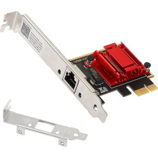 CERRXIAN 2.5G PCIE tinklo adapteris Gigabit Ethernet kortelė su RTL8125B lustu, palaikanti PXE, tinkanti pagrindiniams serveriams ir asmeniniams kompiuteriams