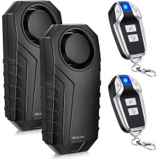 WSDCAM 113dB Loud Bike Alarm for E-Bikes, Motorcycles, Scooters, Outdoor Driving and Cycling Safety
