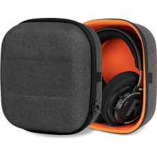 Ausinių dėklas AKG K701, Q701, Beyerdynamic DT990, DT880 Pro, SHURE SRH840, SRH440, SHR550, SHR940, Sennheiser HD800, HD700 pilno dydžio kietas didelis dėklas / kelioninis krepšys