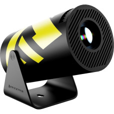 HY300 Pro Portable Mini Projector with WiFi 6 and Bluetooth 5.0 Smart Projector 1080P Support Video Projector 4K Decode with Built-in Android 11.0 (Yellow)