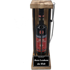 Ramazzotti Erzieherin Geschenk Geschenke für Frauen - Eiserne Reserve Black Edition Geschenkset Text s/w Beste Erzieherin der Welt Kräuterlikör (1 x 0,70 l)