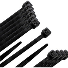 WOLFPACK Linea Professional 13050306 Nailoninis kaklaraištis 100% juodas 3,5 x 280 (Bo100u) įvairiaspalvis