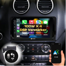 DYNAVIN Android automobilinis radijo imtuvas su navigacija, skirtas Mercedes ML W164 2005-2011 GL X164 2006-2012: 9 colių OEM radijo imtuvas su belaidžiu 