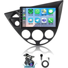 2+64GB 9 Inch Android 14 Car Radio for Ford Focus MK1 C170 1998-2003 Touchscreen GPS Navigator Car Radio Stereo with Wireless Carplay Bluetooth WiFi DSP USB (Car Radio)