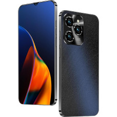 Unlock Your Phone, 6.3 Inch Screen, 2GB RAM + 16GB ROM/TF 128GB, 2MP + 8MP Dual Camera, Support for 4G LTE FDD TDD, Dual SIM, Suitable for Beginners (Deep Black, 6.3)