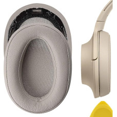 Geekria Replacement Earpads for Sony MDR-100ABN WH-H900N Headphones Replacement Ear Pads Ear Pads Ear Pads Earpads Ear Pads Earpads Earpads Repair Parts (Gold)