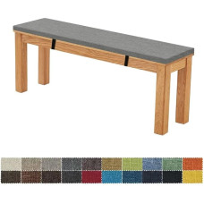 180 x 35 x 3 cm, nuimama, skalbiama, dvigubai neslystanti, labai elastinga, tinka sodo suolams, sūpynėms, terasoms, vidaus suolams (tamsiai pilka)