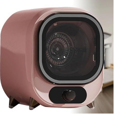 Condensed Laundry Dryer, Mini Laundry Dryer, 0.8 kg Load, Ventilated Laundry Dryer for Small Laundry Pieces, for Homes, Apartments and Motorhomes, Pink