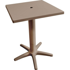 GIO'STYLE Jupiter sodo stalas Taupe 60 x 60 cm Polipropilenas Pagaminta Italijoje