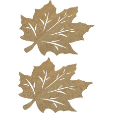 FRCOLOR Tischsets and Verarbeitung 2 Stück in Ahornblattform aus Vliesstoff with Umweltfreundlicher Herstellung für Thanksgiving mit Umweltfreundlicher Herstellung und Verarbeitung