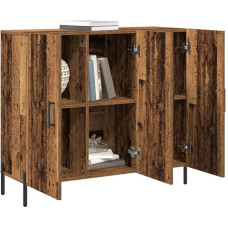 vidaXL stalviršis Vintage Wood 90 x 34 x 80 cm Medienos medžiaga