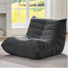 Bean Bag kėdės suaugusiems, milžiniškas Bean Bag atminties putų Bean Bag didelis Bean Bag sofa su užpildu dirbtinio kailio židinys Bean maišai Lazy sofa gyvenamasis kambarys miegamasis bendrabutis biuras