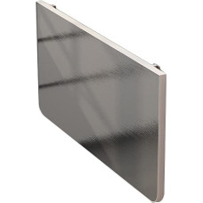 Platzsparender zusammenklappbarer Esstisch zur Wandmontage, schwimmender Tisch für Küche, Zuhause, Balkon, gebürstete Edelstahlplatte, Metallhalterung, 90 x 30 cm