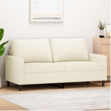 ZEYUAN 359207 2 vietų sofa Cream 140 cm Velvet Lounge Sofa, Sofos ir sofos, Relax Sofa, Svetainės sofa