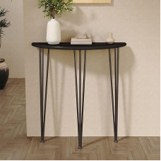 Schmaler Konsolentisch, Massivholz-Eingangstisch, Beistelltisch für Wohnzimmer, Eingangsbereich, Flur, Foyer, Schlafzimmer Oder Büro (juoda, 100 * 25 * 90cm/39 * 10 * 35in)