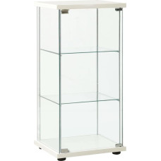 Cupboards Multi-Purpose Cabinet Display Cabinet Tempered Glass White