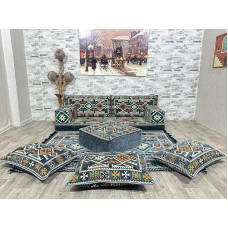 Oriental Sitting Area, Sark Kösesi, Arabic Seat Cushion, Patio Pallet Sofa, Oriental Sofa, Seat Cushion, Moroccan Sofa