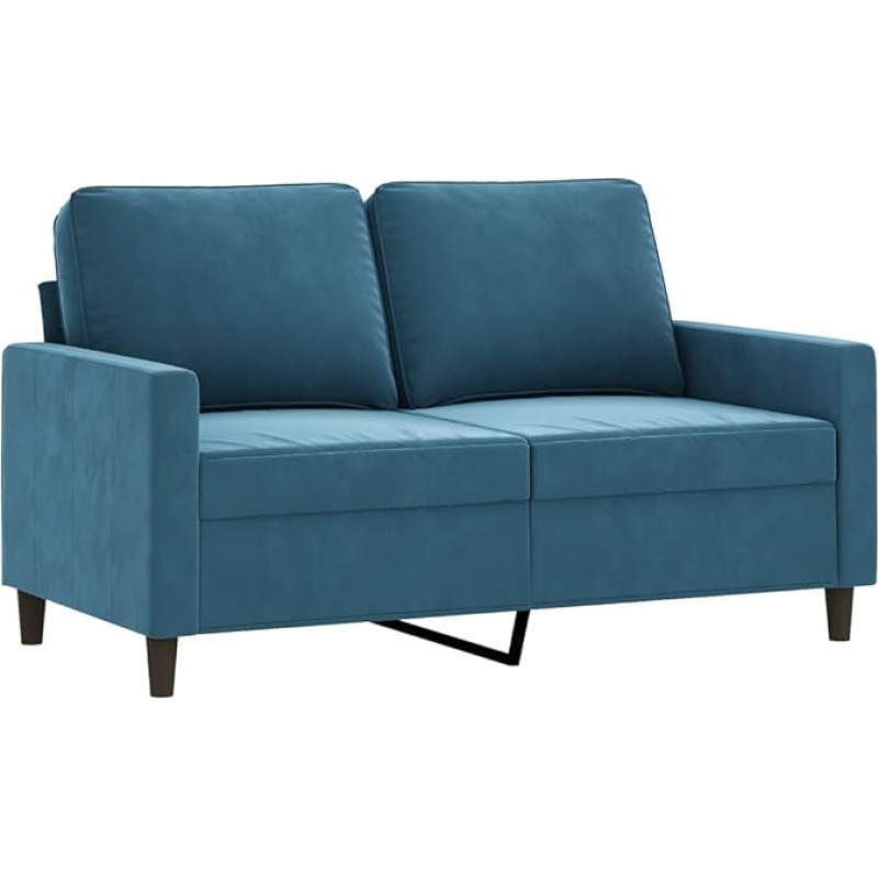 Genérico wenjingqi-359198 2 vietų sofa Velvet Blue 120cm