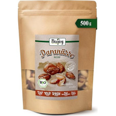 Biojoy Ekologiški braziliški riešutai (500 g), nesūdyti ir nesūdyti, braziliškų riešutų branduoliai be kevalų